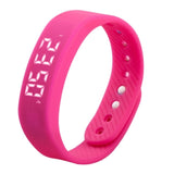 Budget Friendly - LED Display Sports Fitness Bracelet / Step Tracking Pedometer 5 colors Available